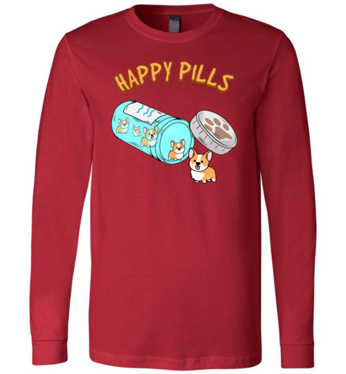 Happy Pills Corgi Long Sleeve