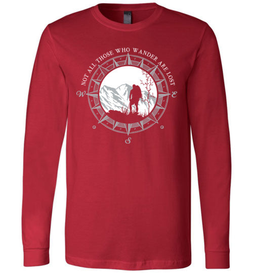 Hiking Not All Those Who Wander Are Lost Long Sleeve