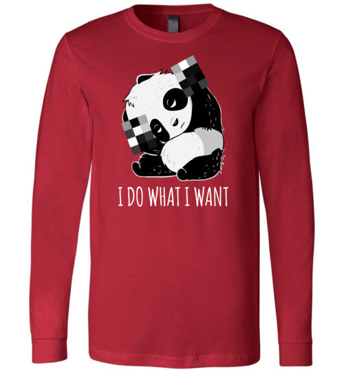 Panda Do What I Want Long Sleeve