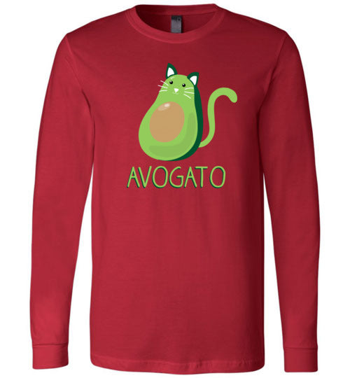 Avocado Cat Avogato Long Sleeve