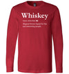 Whiskey Definition Long Sleeve
