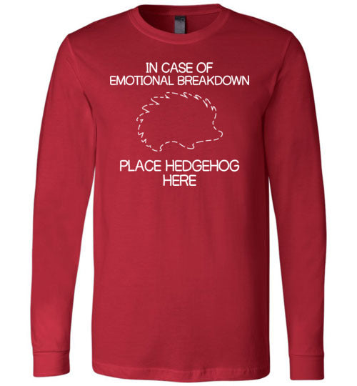 Hedgehog Emotional Breakdown Long Sleeve