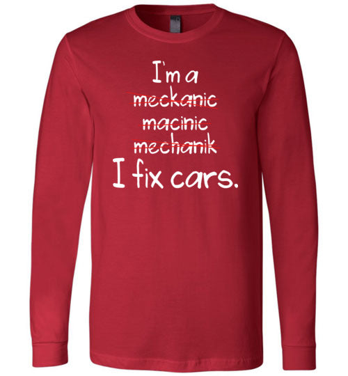 Mechanic Spelling Long Sleeve