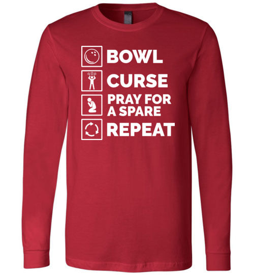 Bowl Curse Pray For A Spare Long Sleeve