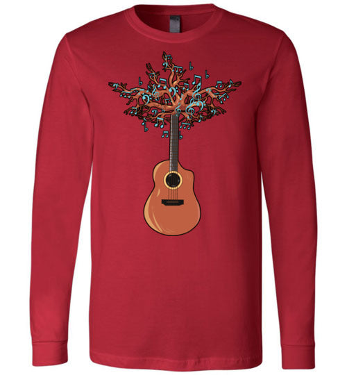 Guitar Music Tree Long Sleeve