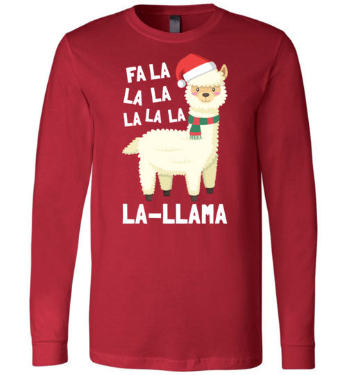 Christmas Fa La Llama Long Sleeve