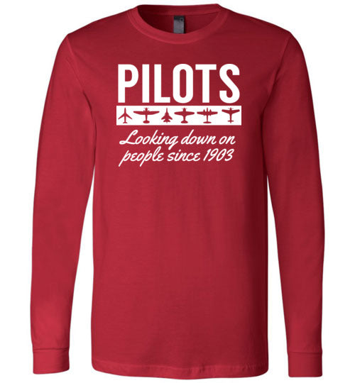 Pilots Looking Down Long Sleeve