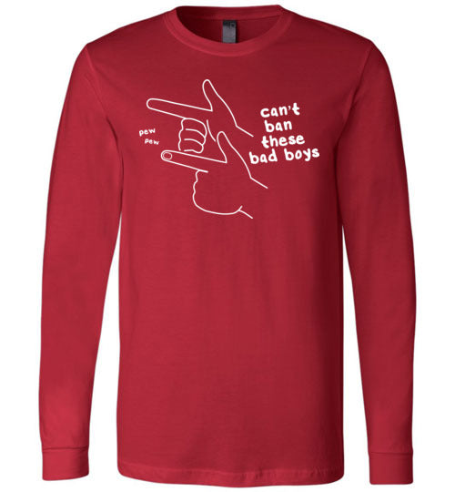 Fingergun Cant Ban Long Sleeve