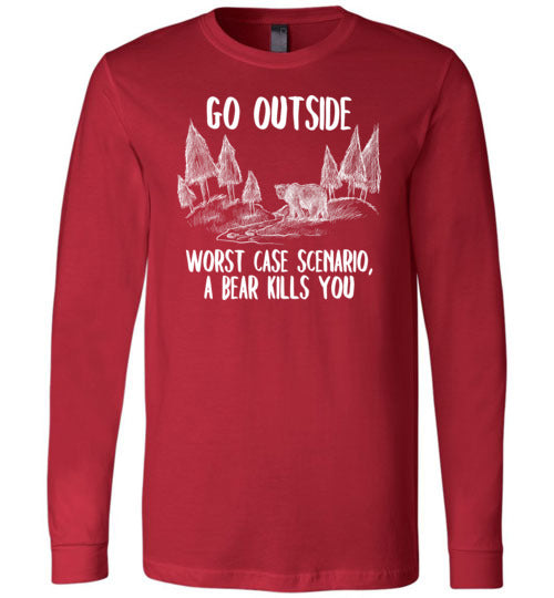 Go Outside Bear Long Sleeve