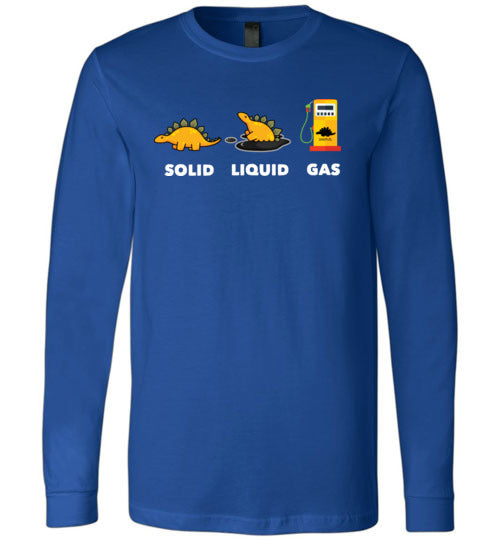 Dinosaur Solid Liquid Gas Long Sleeve