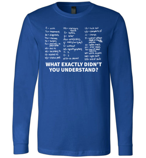 Nurse Shorthand Long Sleeve