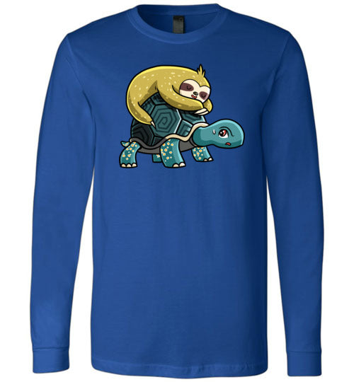 Sloth Riding Turtle Long Sleeve