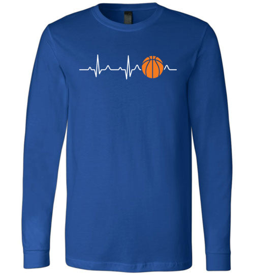 Basketball Heartbeat Long Sleeve