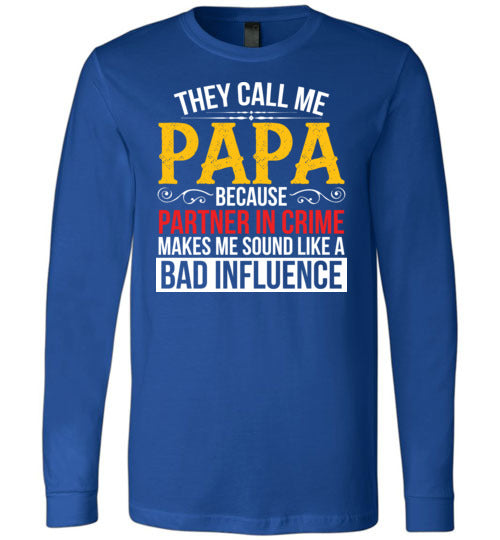 Papa Partner In Crime Long Sleeve