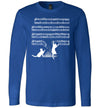 Cats And Sheet Music Long Sleeve