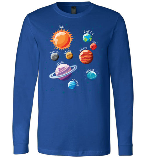 Solar System Planets Long Sleeve