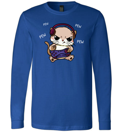 Gaming Kitty Cat Long Sleeve