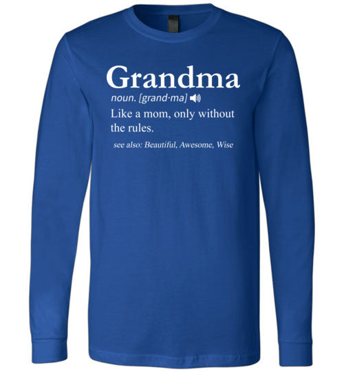 Grandma Definition Long Sleeve