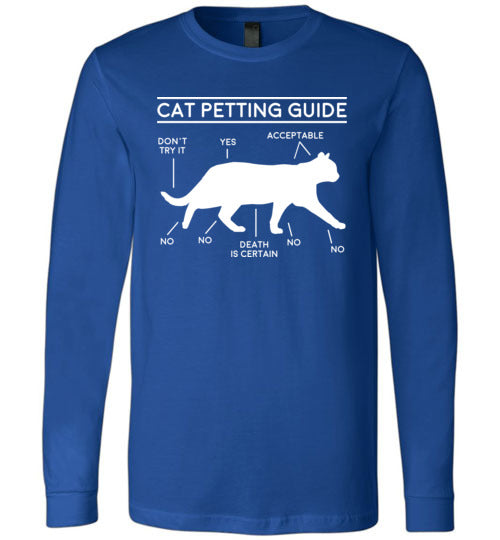 Cat Petting Guide Long Sleeve