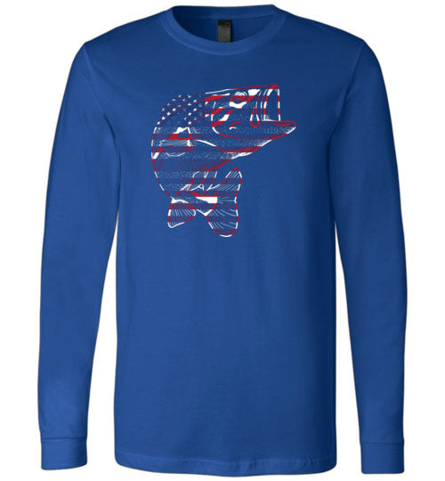 Bass Flag Fishing Long Sleeve