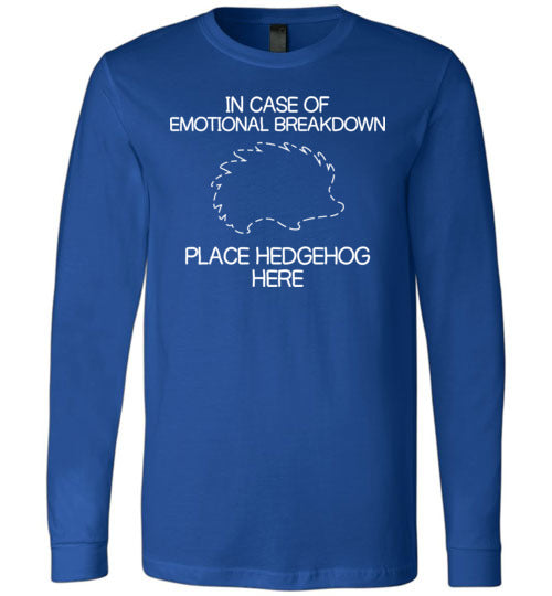 Hedgehog Emotional Breakdown Long Sleeve