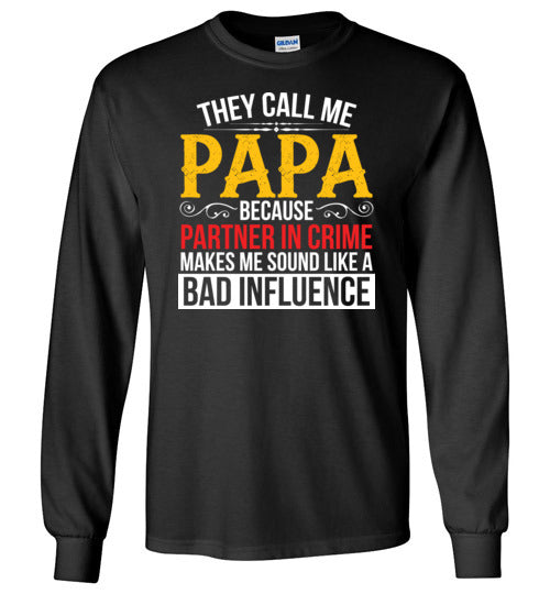 Papa Partner In Crime Long Sleeve