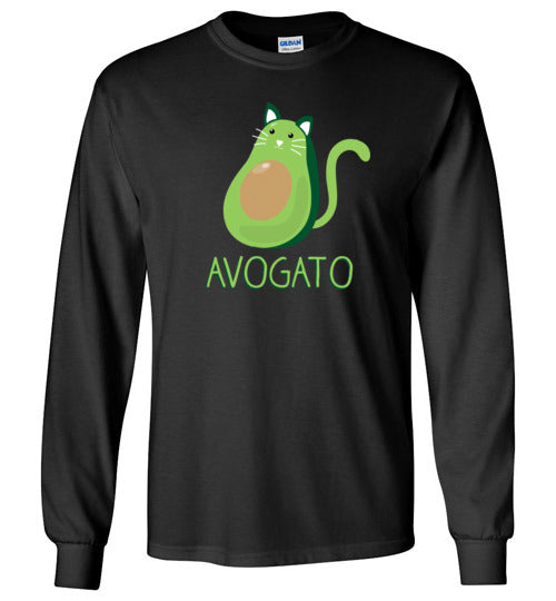 Avocado Cat Avogato Long Sleeve