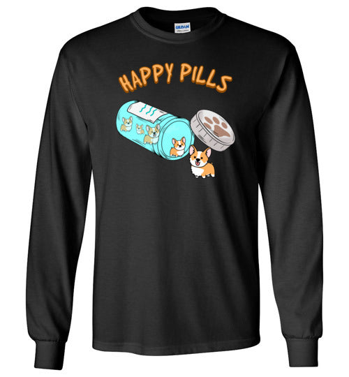 Happy Pills Corgi Long Sleeve