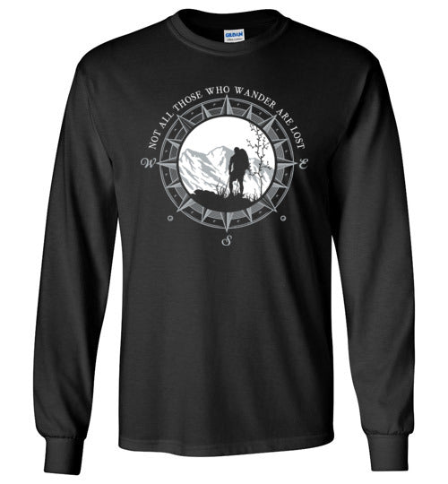 Hiking Not All Those Who Wander Are Lost Long Sleeve