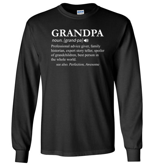 Grandpa Definition Long Sleeve