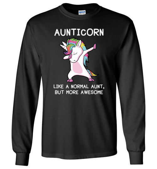 Aunticorn Unicorn Aunt Long Sleeve