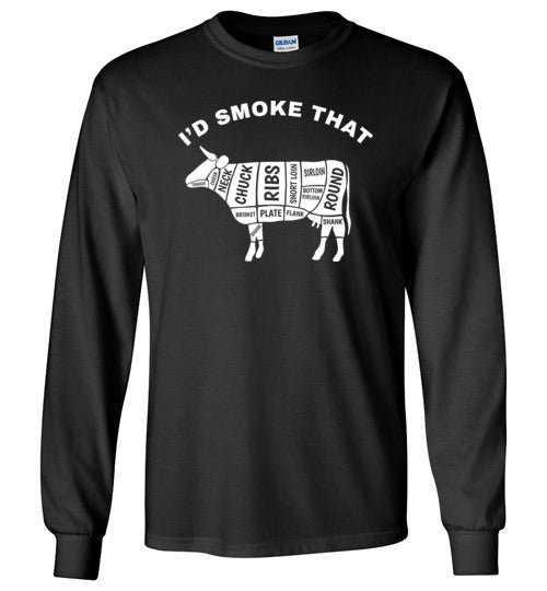 Id Smoke That Beef BBQ Long Sleeve