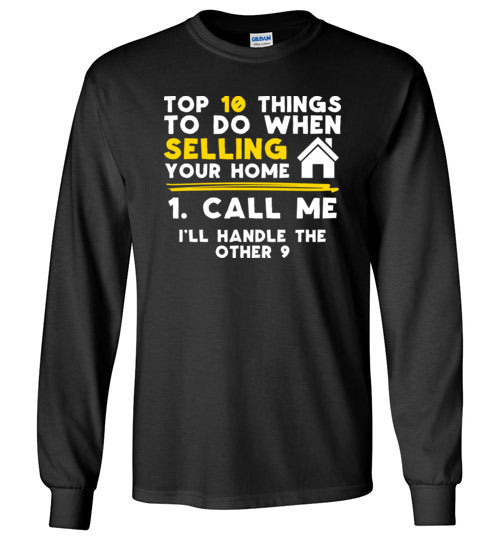 Top 10 Things Realtor Real Estate Long Sleeve