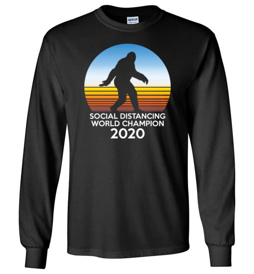 Bigfoot Social Distancing World Champion Long Sleeve