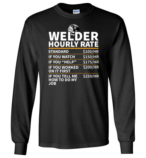 Welder Hourly Rate Long Sleeve