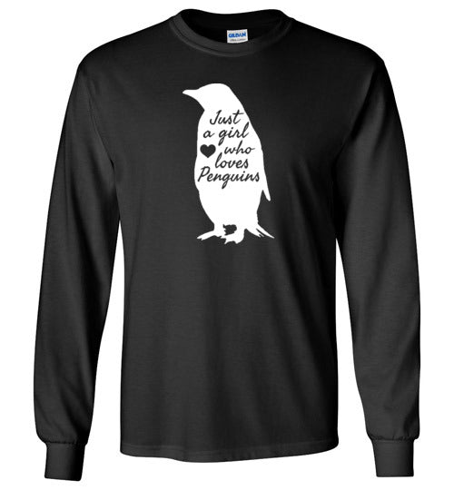 Just A Girl Who Loves Penguins Long Sleeve