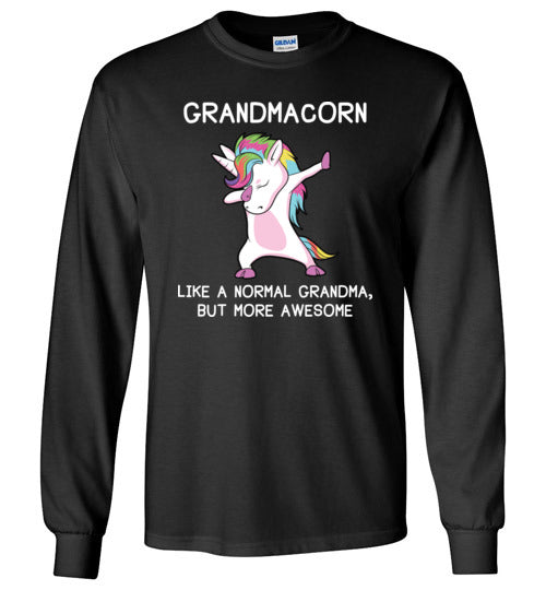 Grandmacorn Grandma Unicorn Long Sleeve
