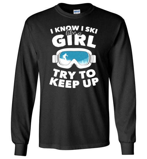 Ski Like A Girl Long Sleeve