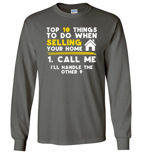 Top 10 Things Realtor Real Estate Long Sleeve