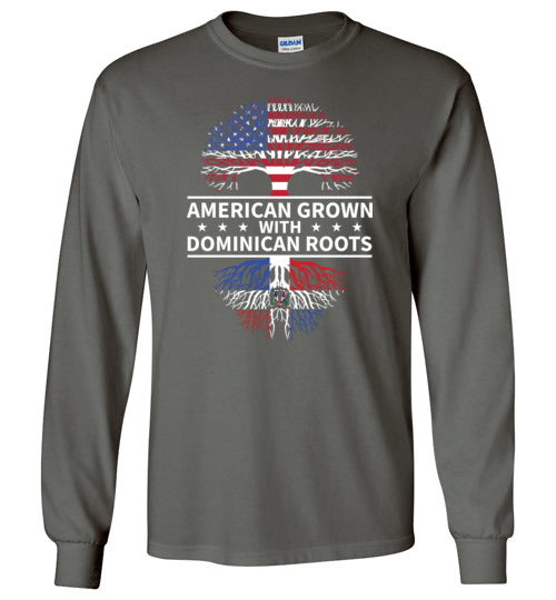 American Grown With Dominican Roots Long Sleeve