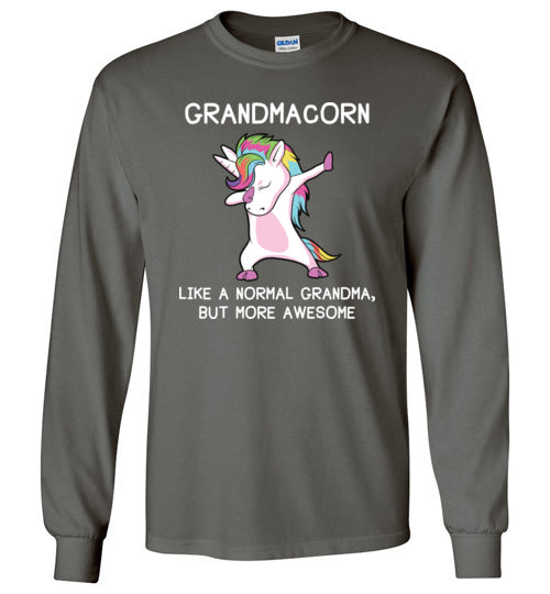 Grandmacorn Grandma Unicorn Long Sleeve