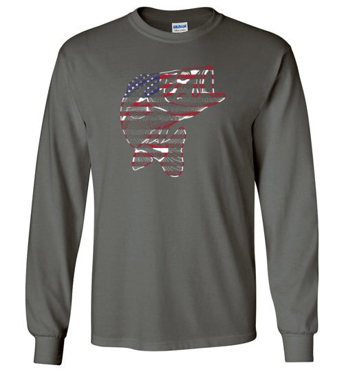 Bass Flag Fishing Long Sleeve