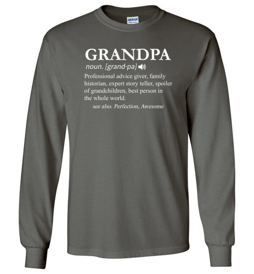 Grandpa Definition Long Sleeve