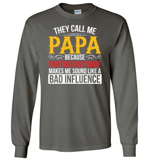 Papa Partner In Crime Long Sleeve