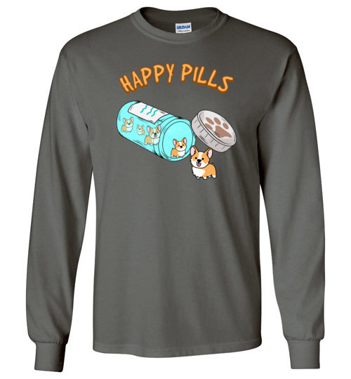 Happy Pills Corgi Long Sleeve
