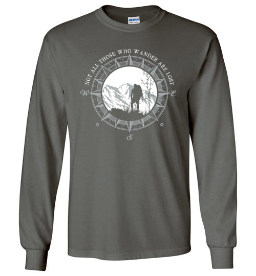 Hiking Not All Those Who Wander Are Lost Long Sleeve