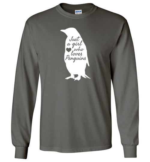 Just A Girl Who Loves Penguins Long Sleeve