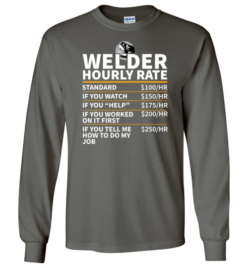 Welder Hourly Rate Long Sleeve
