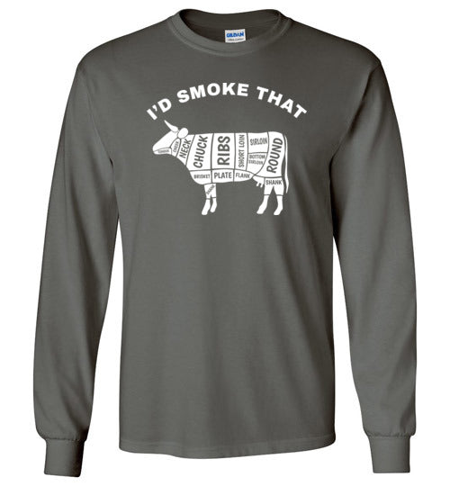 Id Smoke That Beef BBQ Long Sleeve