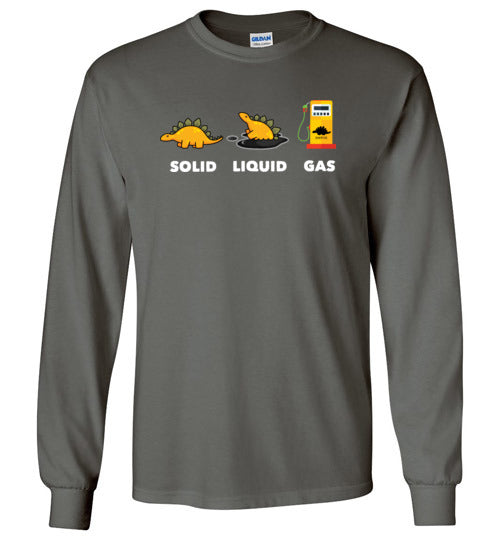 Dinosaur Solid Liquid Gas Long Sleeve